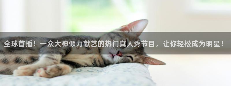 jrs黑白直播体育：全球首播！一众大神倾力献艺的热门真人秀节目，让你轻松成为明星！